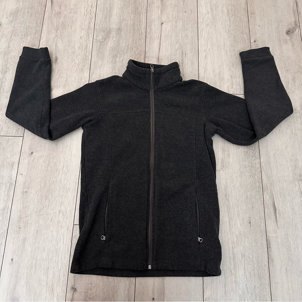 Columbia Charcoal Fleece Jacket Unisex Size Large outerwear winter fall